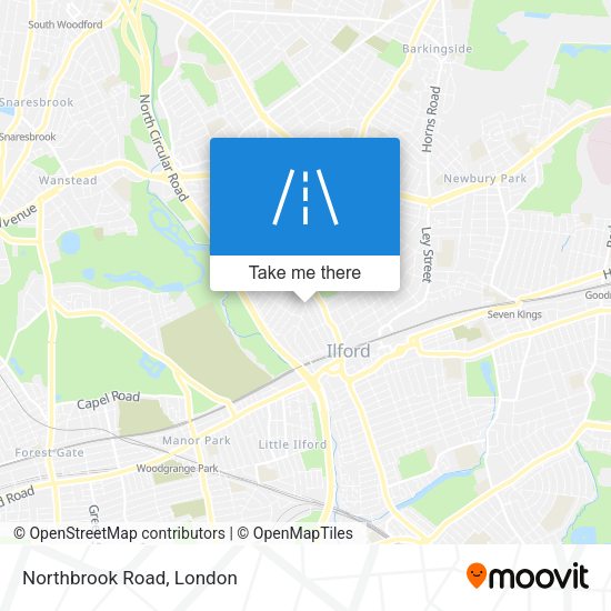 Northbrook Road map