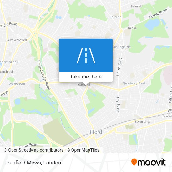 Panfield Mews map