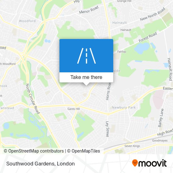 Southwood Gardens map