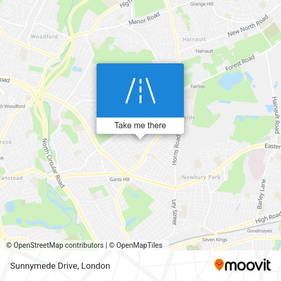 Sunnymede Drive map