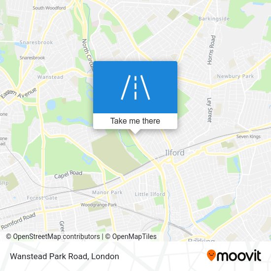 Wanstead Park Road map