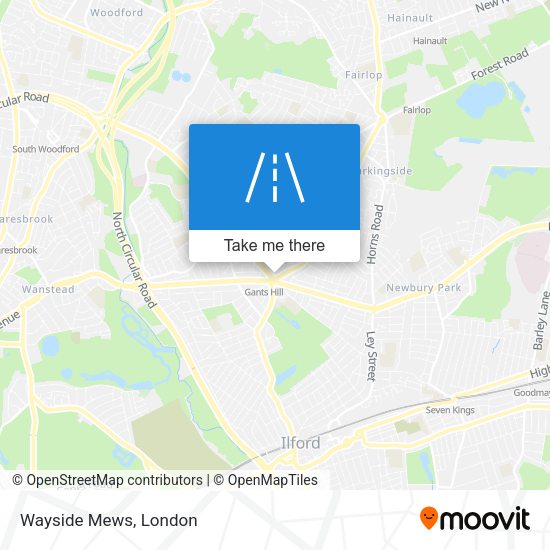 Wayside Mews map