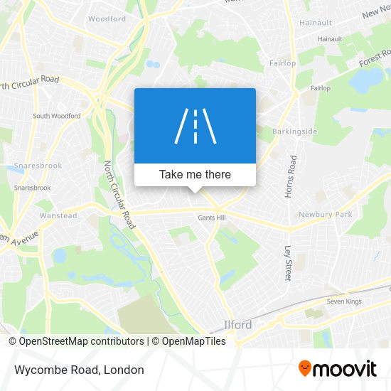 Wycombe Road map