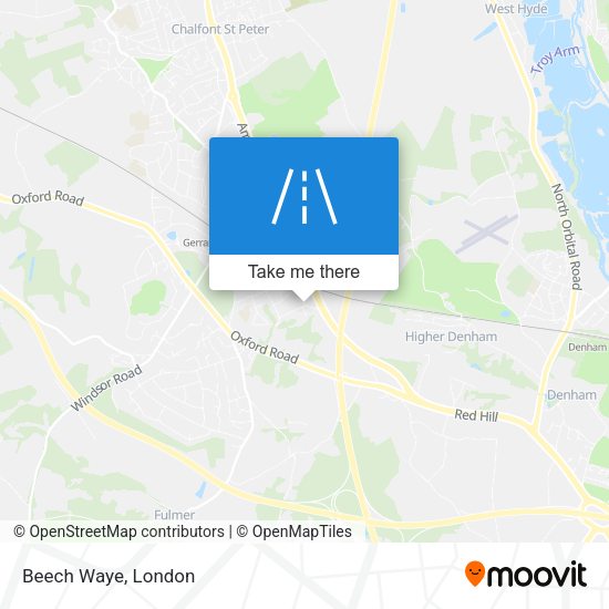 Beech Waye map