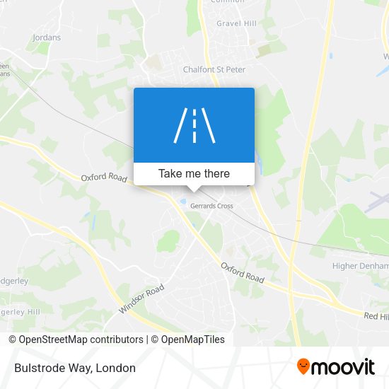 Bulstrode Way map