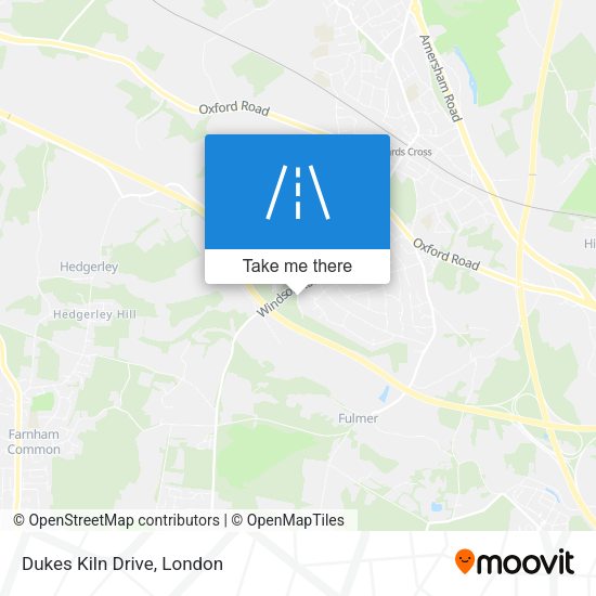 Dukes Kiln Drive map