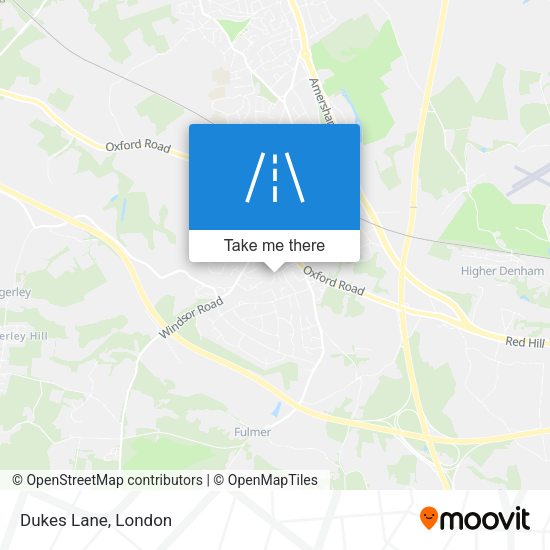 Dukes Lane map