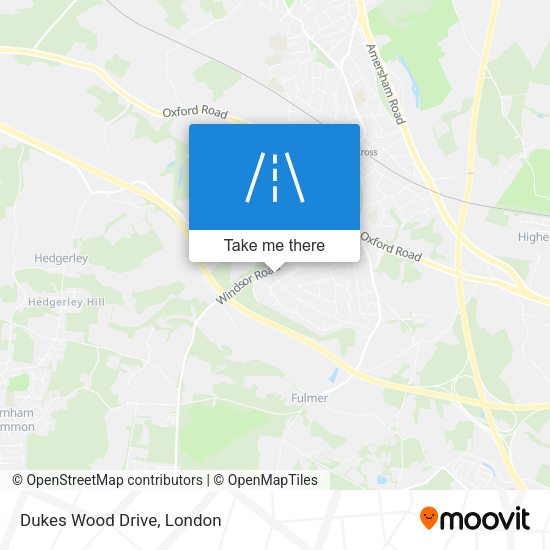 Dukes Wood Drive map