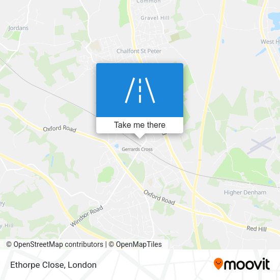 Ethorpe Close map