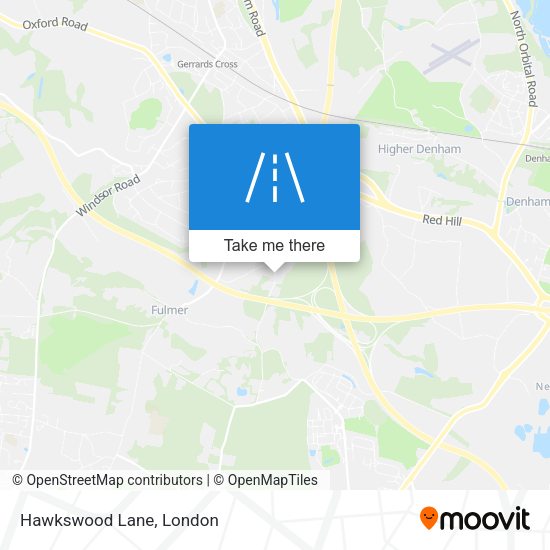 Hawkswood Lane map