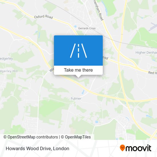 Howards Wood Drive map