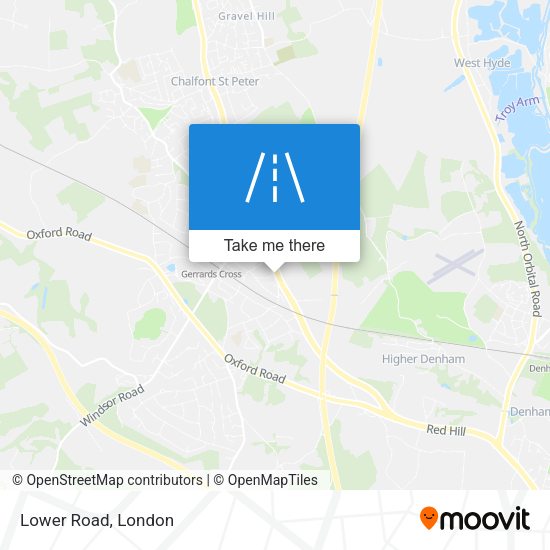 Lower Road map