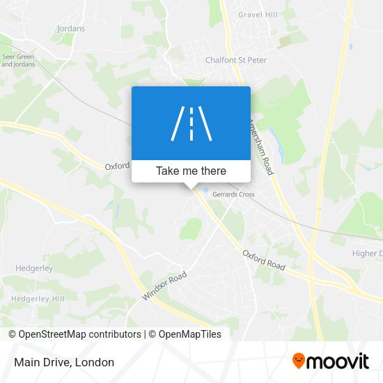 Main Drive map