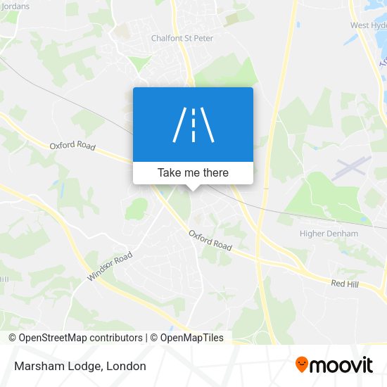 Marsham Lodge map