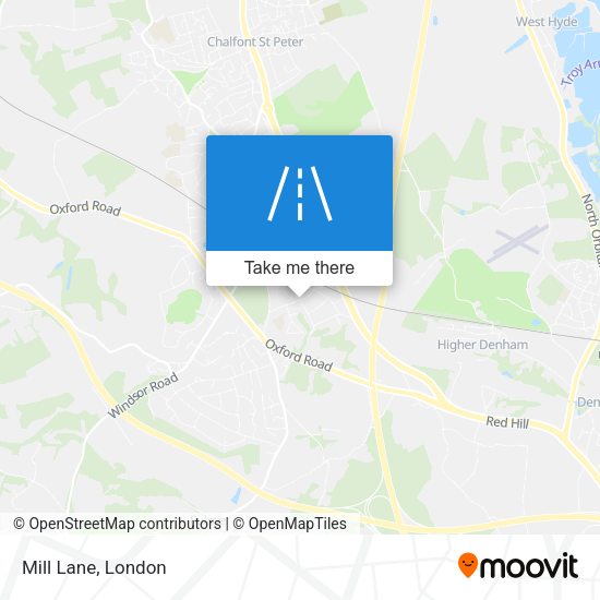 Mill Lane map