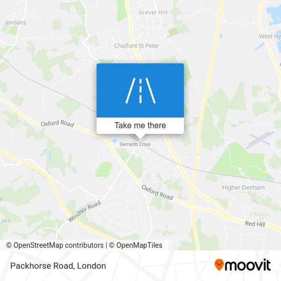 Packhorse Road map