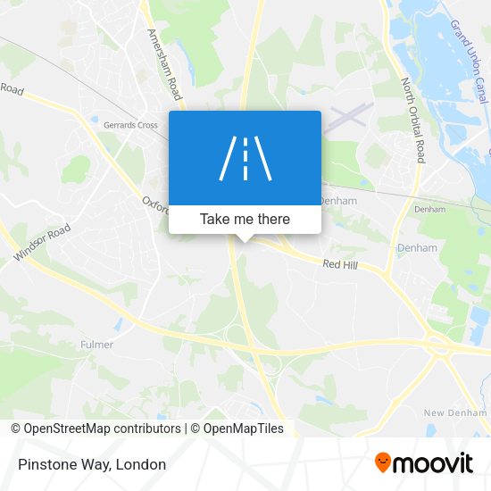 Pinstone Way map