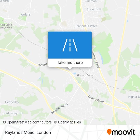 Raylands Mead map