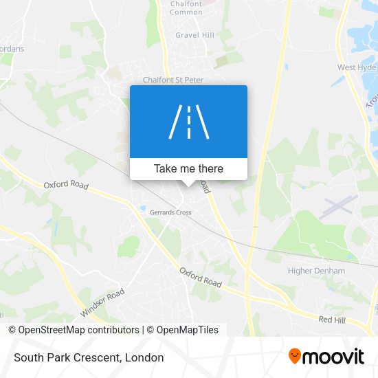 South Park Crescent map