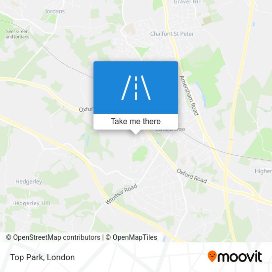 Top Park map