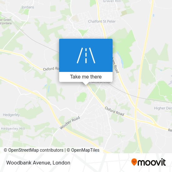 Woodbank Avenue map