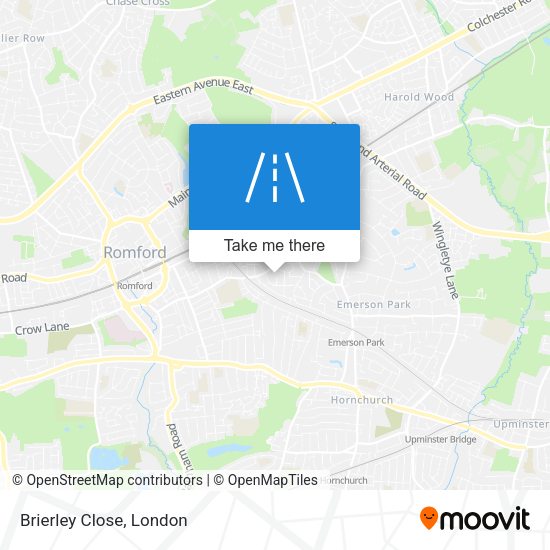 Brierley Close map