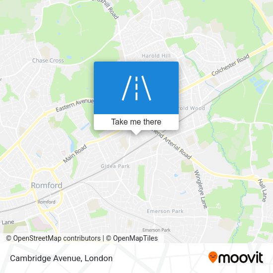 Cambridge Avenue map