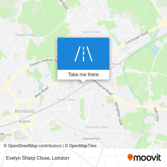 Evelyn Sharp Close map
