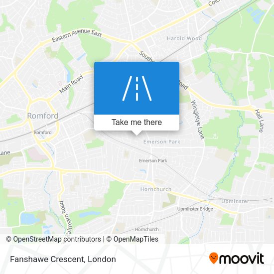 Fanshawe Crescent map