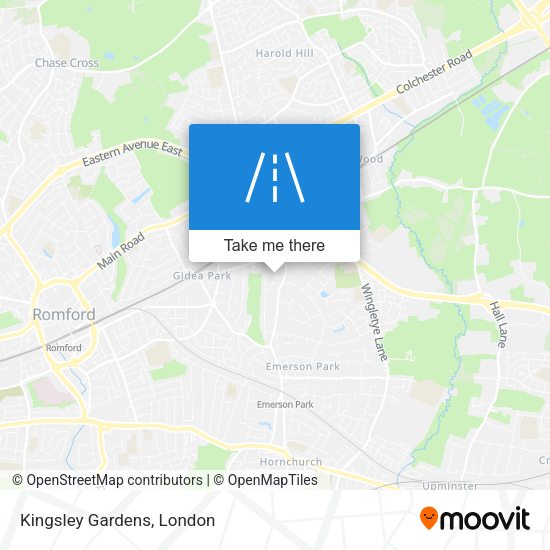 Kingsley Gardens map