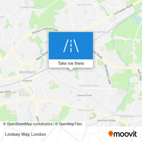 Lindsey Way map