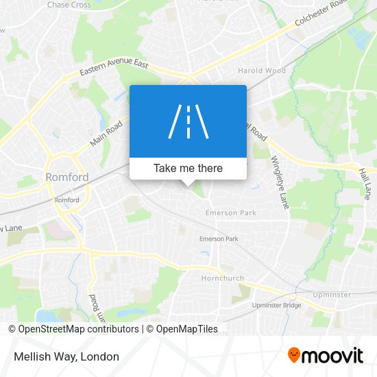 Mellish Way map