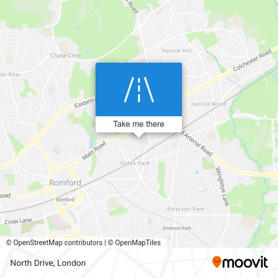 North Drive map