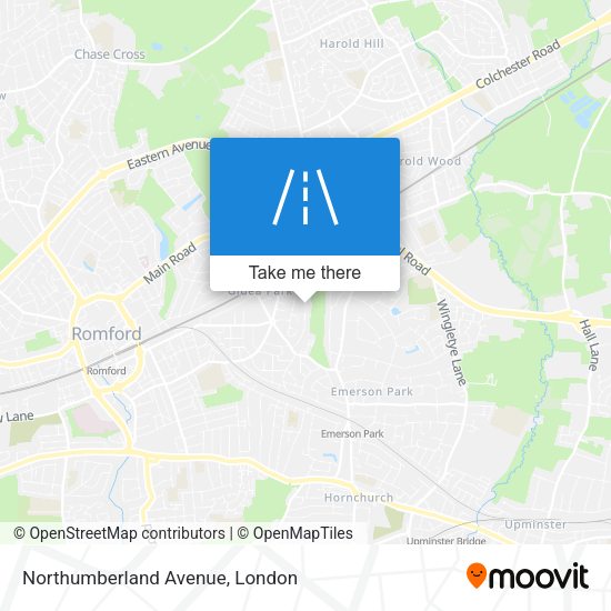Northumberland Avenue map
