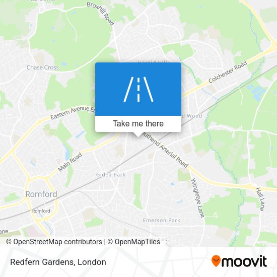 Redfern Gardens map