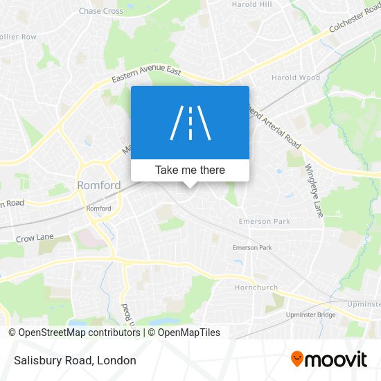Salisbury Road map