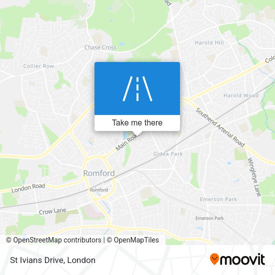 St Ivians Drive map