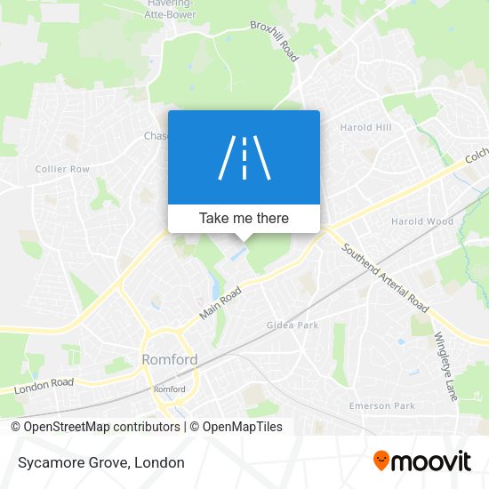 Sycamore Grove map