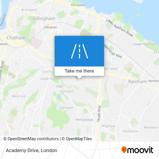 Academy Drive map