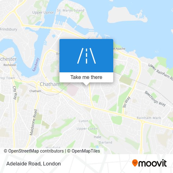 Adelaide Road map