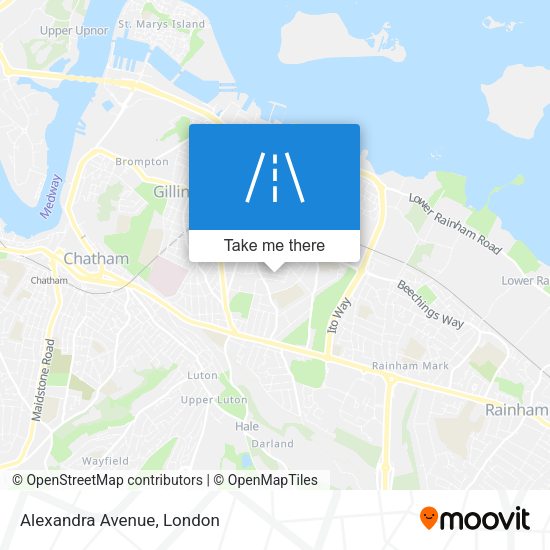 Alexandra Avenue map