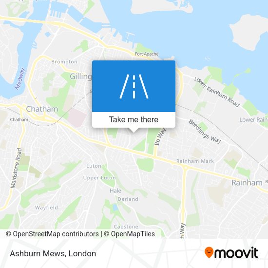 Ashburn Mews map
