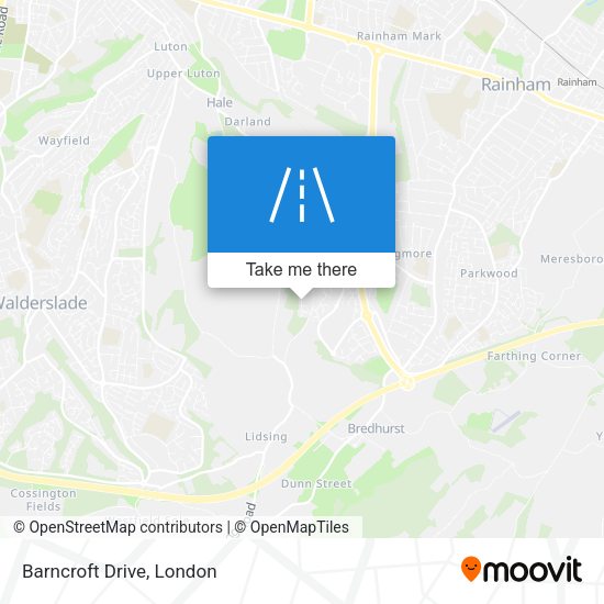 Barncroft Drive map