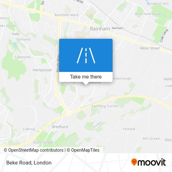 Beke Road map
