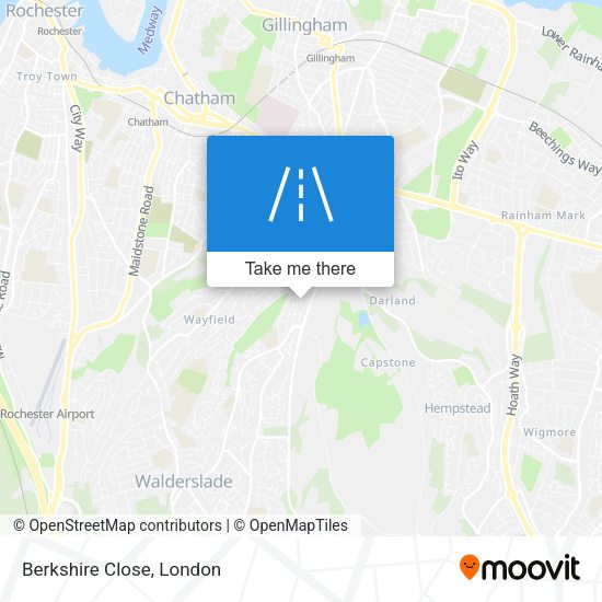 Berkshire Close map