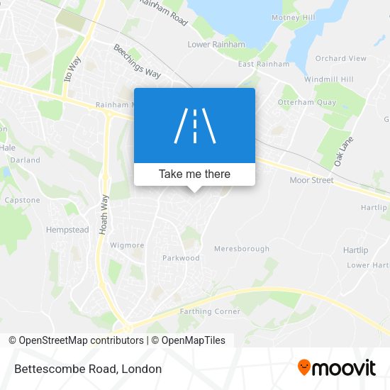 Bettescombe Road map