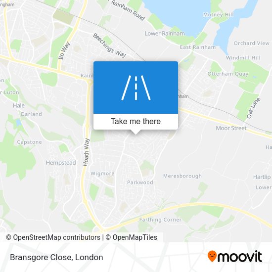 Bransgore Close map