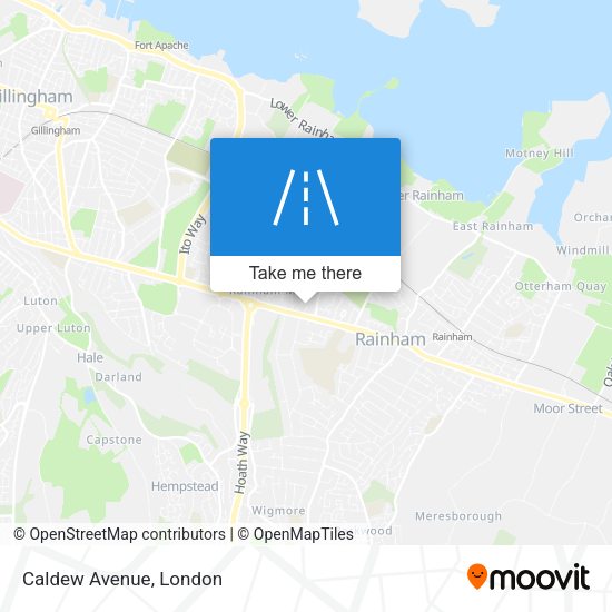 Caldew Avenue map