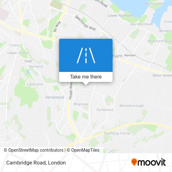 Cambridge Road map