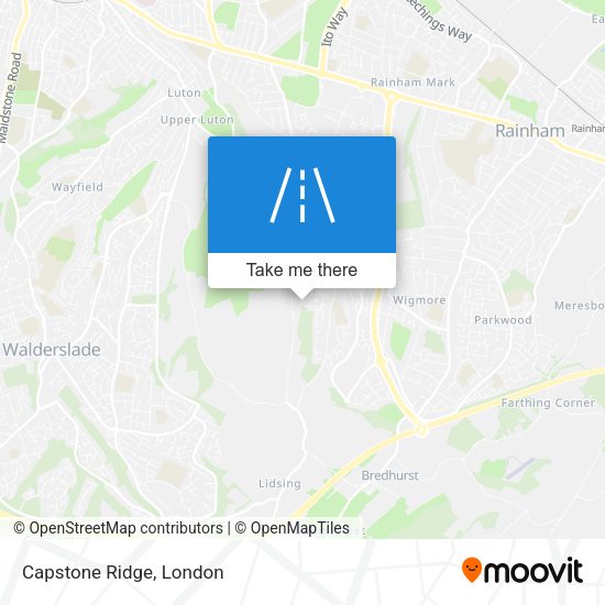 Capstone Ridge map